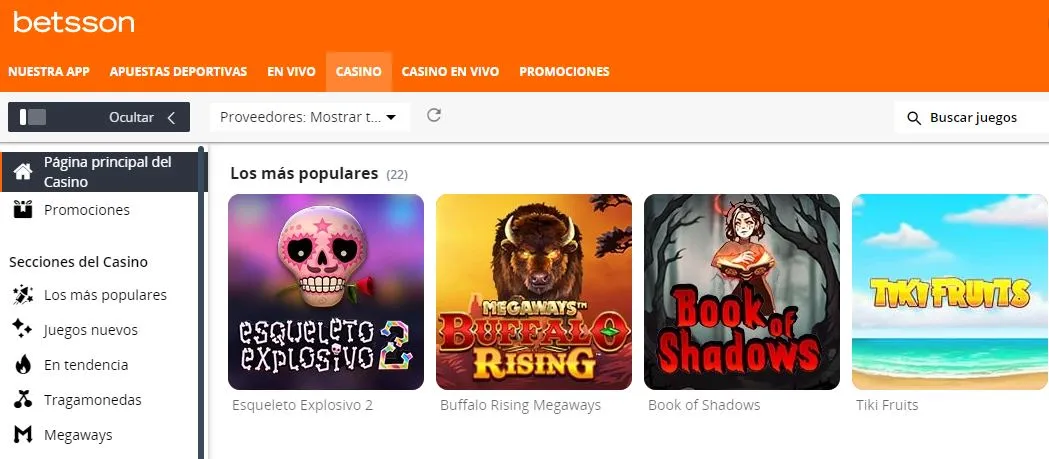 El casino online Betsson en Colombia Betsson